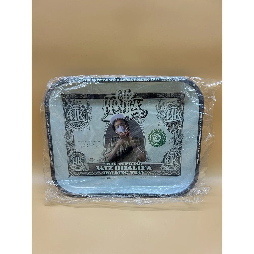 Wiz Khalifa RAW Rolling Tray Large 13x11 Limited Edition 2016 WK NEW